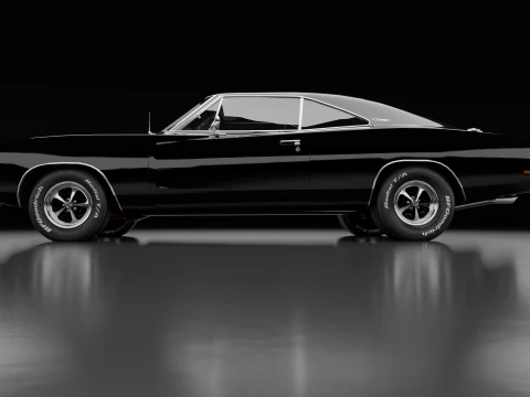 1969 Dodge Charger 3D Model