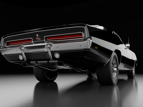 Dodge’a Chargera z 1969 r Model 3D
