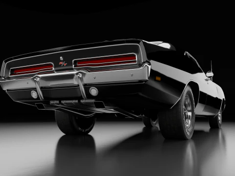 1969 Dodge Charger 3D Model