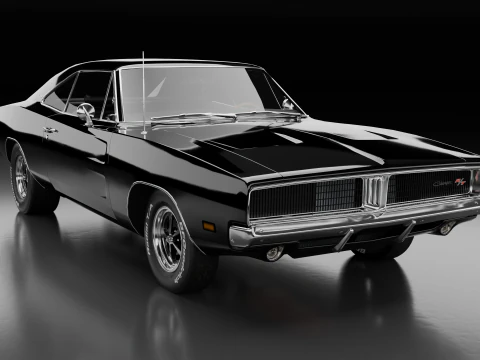 1969 Dodge Charger 3D Model
