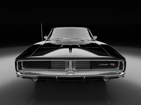 1969 Dodge Charger 3D Model