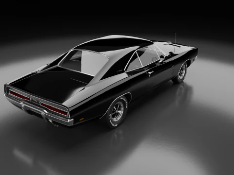 1969 Dodge Charger 3D Model