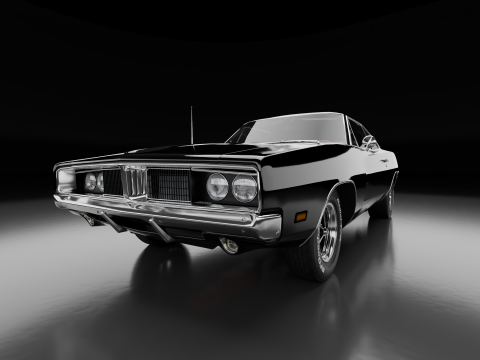 Dodge’a Chargera z 1969 r Model 3D