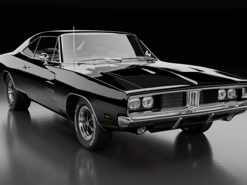 Dodge’a Chargera z 1969 r Model 3D