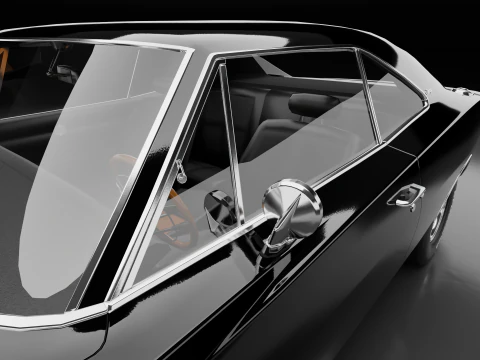 1969 Dodge Charger 3D Model