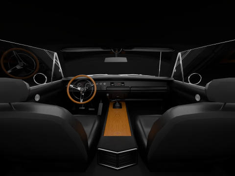 Dodge’a Chargera z 1969 r Model 3D