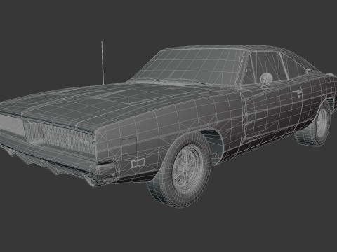 Dodge’a Chargera z 1969 r Model 3D