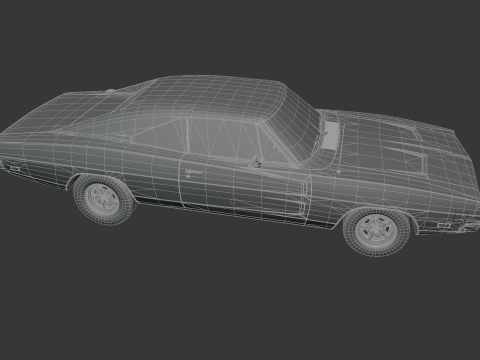 Dodge’a Chargera z 1969 r Model 3D