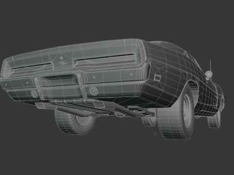 Dodge’a Chargera z 1969 r Model 3D