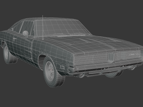 Dodge’a Chargera z 1969 r Model 3D