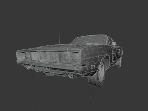 Dodge’a Chargera z 1969 r Model 3D