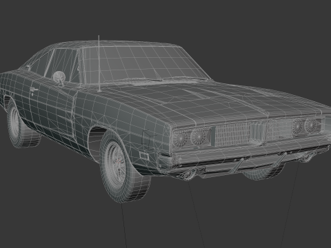 Dodge’a Chargera z 1969 r Model 3D