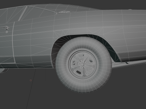 Dodge’a Chargera z 1969 r Model 3D