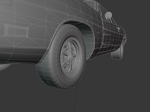 Dodge’a Chargera z 1969 r Model 3D