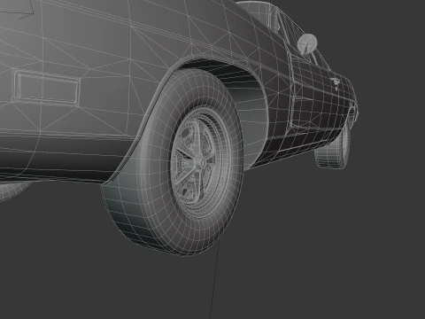 1969 Dodge Charger 3D Model