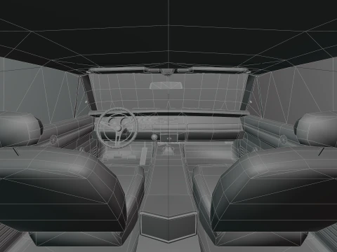 1969 Dodge Charger 3D Model