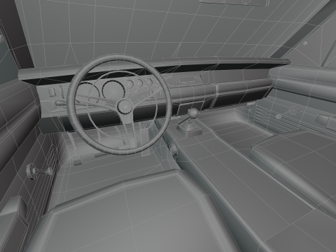 Dodge’a Chargera z 1969 r Model 3D