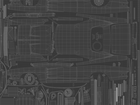 Dodge’a Chargera z 1969 r Model 3D