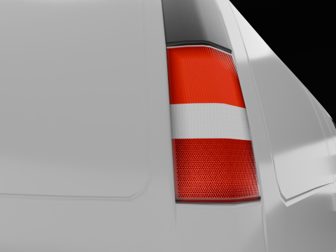 Стандартний американський промисловий фургон 3D Модель