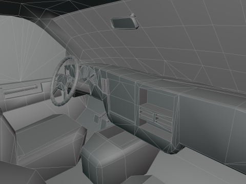 Стандартний американський промисловий фургон 3D Модель