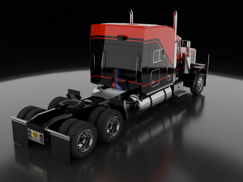 Peterbilt 379 Yataklı 3D Model
