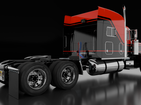 Peterbilt 379 Yataklı 3D Model