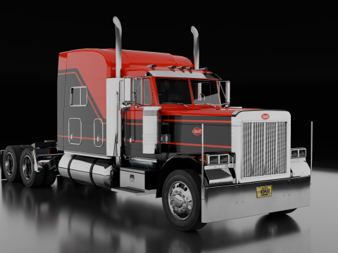 Peterbilt 379 Yataklı 3D Model