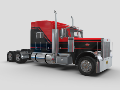 Peterbilt 379 Yataklı 3D Model