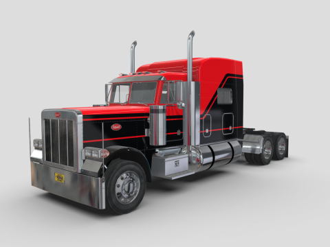 Peterbilt 379 Yataklı 3D Model