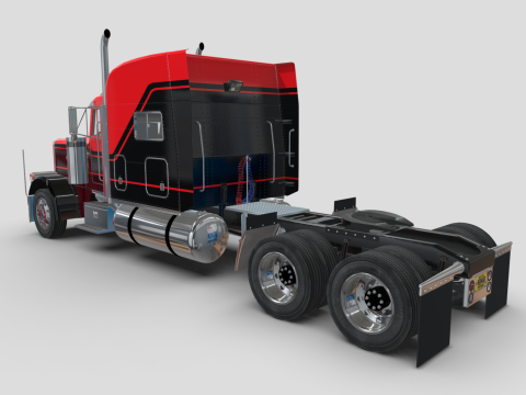 Peterbilt 379 Yataklı 3D Model