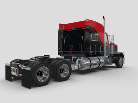 Peterbilt 379 Yataklı 3D Model