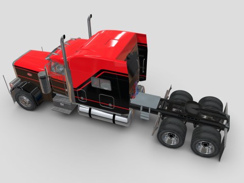 Peterbilt 379 Yataklı 3D Model