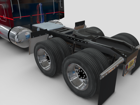 Peterbilt 379 Yataklı 3D Model