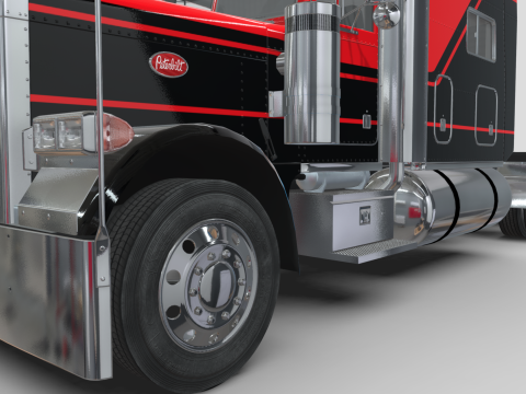 Peterbilt 379 Yataklı 3D Model