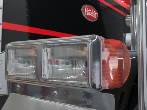 Peterbilt 379 Yataklı 3D Model