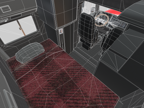 Peterbilt 379 Yataklı 3D Model