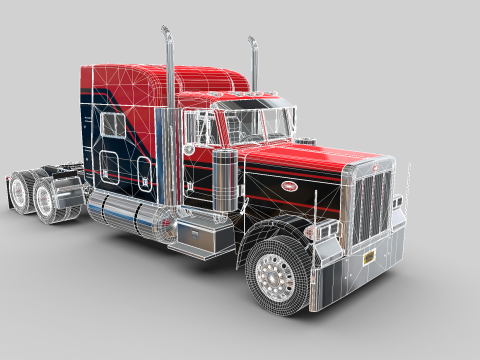 Peterbilt 379 Yataklı 3D Model