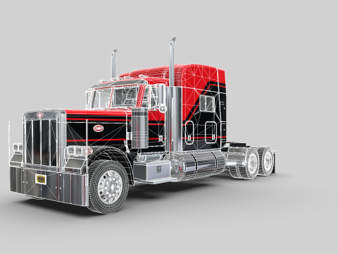 Peterbilt 379 Yataklı 3D Model
