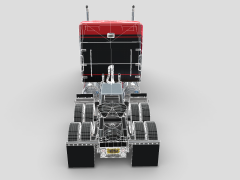 Peterbilt 379 Yataklı 3D Model
