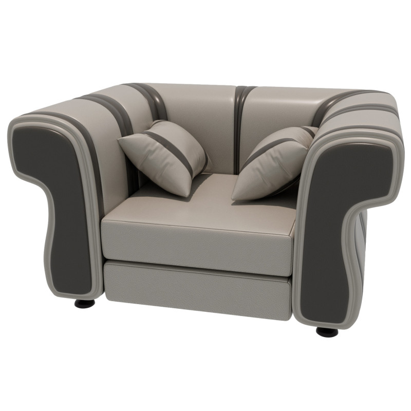 Leren stoel 3D Model .c4d .max .obj .3ds .fbx .stl .blend 