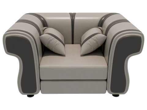 Leren stoel 3D Model