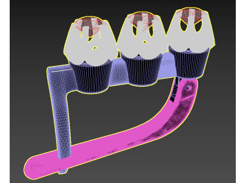 Earrings jewelry 3D Print Model