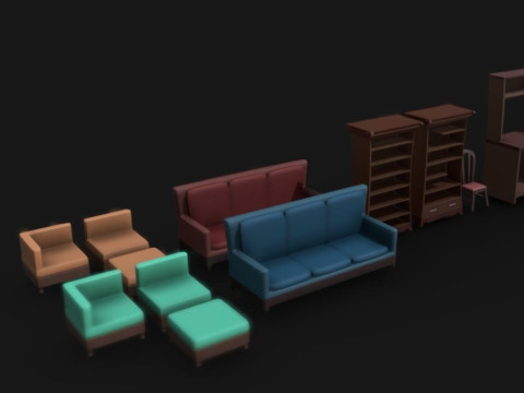 Sala Comune Modello 3D