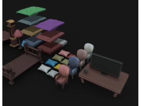 Comun Room 3D Model