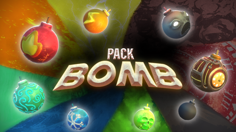 Pack Bomb Remake 3D Model .c4d .max .obj .3ds .fbx .stl .blend 