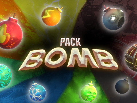 Pack Bomb-remake 3D Model