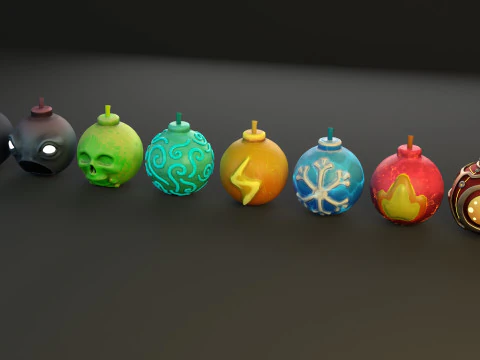 Pack Bomb Remake 3D Model