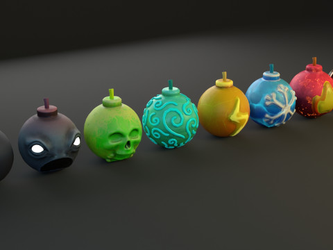 Pack Bomb Remake 3D Model