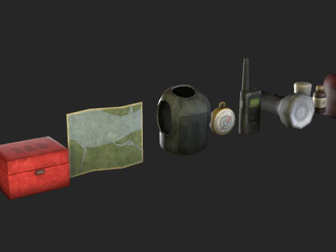 サバイバルパック 3Dモデル