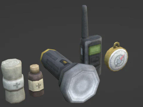 Survival Pack 3D Model